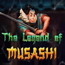 The Legend of Musashi slot logo by Peter & Sons at Robocat Casino